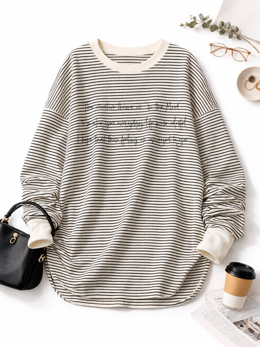 ロングスリーブ・ボーダーTシャツ by アトリエ彩飾案