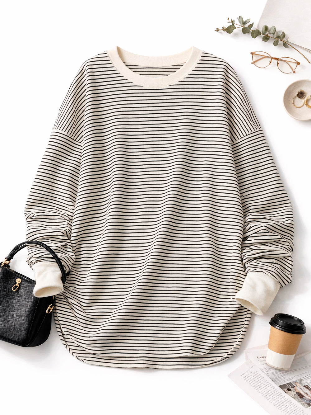 ロングスリーブ・ボーダーTシャツ by FabColle