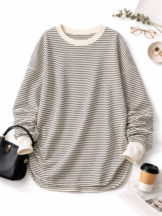 ロングスリーブ・ボーダーTシャツ by FabColle